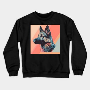 Norwegian Elkhound in 70's Crewneck Sweatshirt